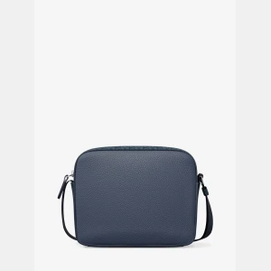 Michael Kors Outlet Cooper Medium Pebbled Leather and Signature Logo Camera Crossbody Bag - NAVY - Image 6