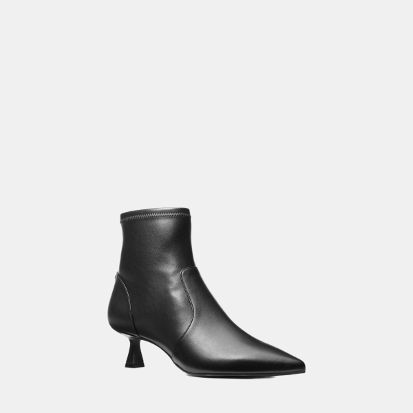 Michael Kors Outlet Amali Kitten Boot - BLACK
