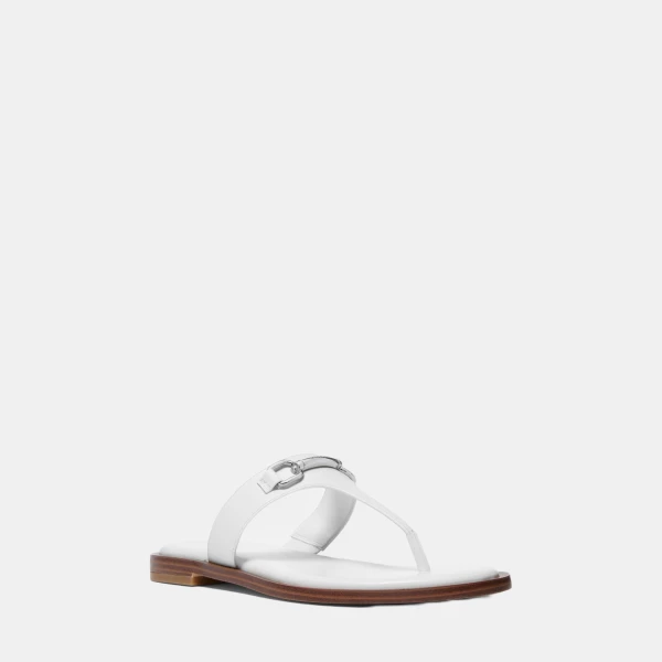 Michael Kors Outlet Carson Leather Sandal