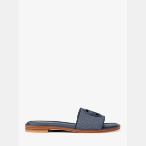 Michael Kors Outlet Carissa Denim Slide Sandal - Image 3