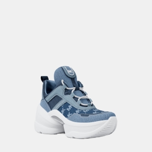 Michael Kors Outlet Olympia Denim Trainer