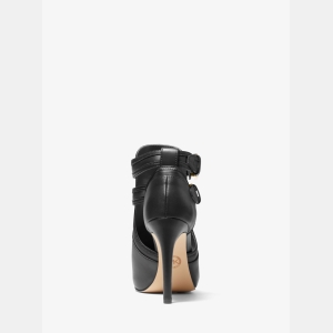 Michael Kors Outlet Blaze Open-Toe Ankle Boot - BLACK - Image 4
