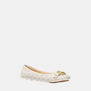 Michael Kors Outlet Fulton Studded Logo Moccasin - VANILLA