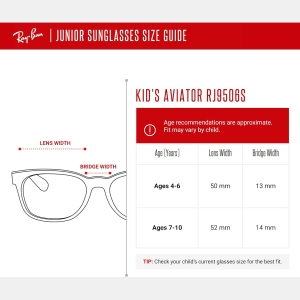 Ray-Ban Junior Kids' Aviator RJ9506S Aviator Sunglasses for Junior Kids' +BUNDLE with ACCESSORY EYEWEAR KIT - Rose Gold / Clear Gradient Dark Violet - Image 5