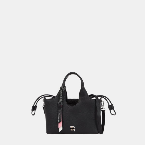 Karl Lagerfeld Ikon small grainy tote bag