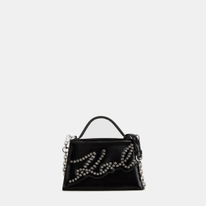 Karl Lagerfeld K/Signature small studded crossbody bag