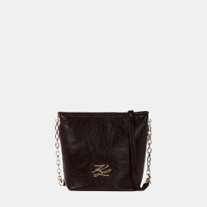 Karl Lagerfeld K/Autograph small glossy bucket bag