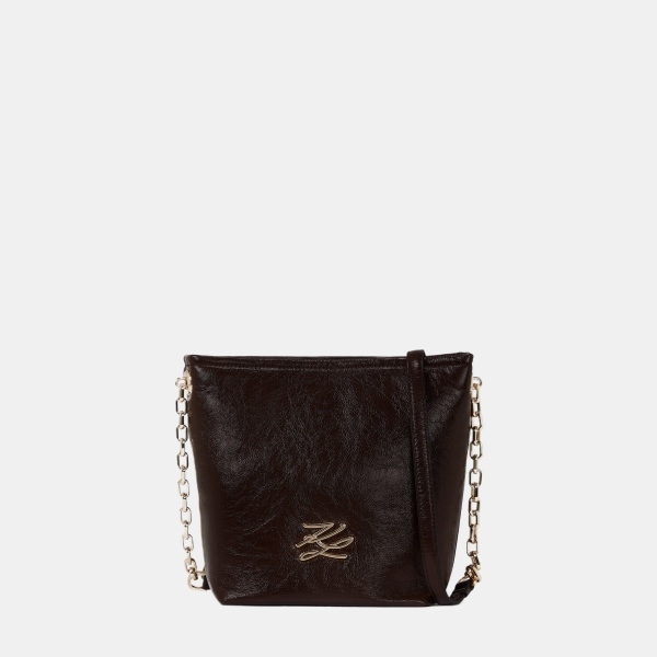 Karl Lagerfeld K/Autograph small glossy bucket bag