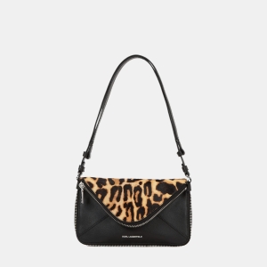 Karl Lagerfeld K/Hardware leopard shoulder bag