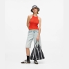 KL Jeans Striped mesh tote bag - Image 3