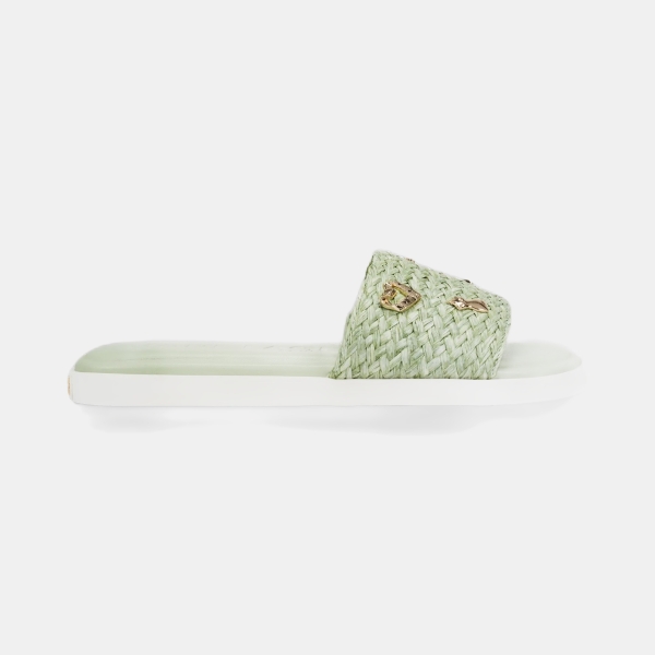 KARL LAGERFELD PARIS CARENZA ATELIER SLIDE - Pistachio