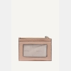DKNY SARAH TOP ZIP CARD HOLDER - Cappuccino - Image 3