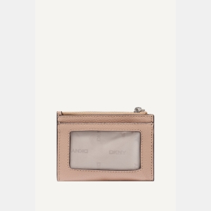 DKNY SARAH TOP ZIP CARD HOLDER - Cappuccino - Image 3