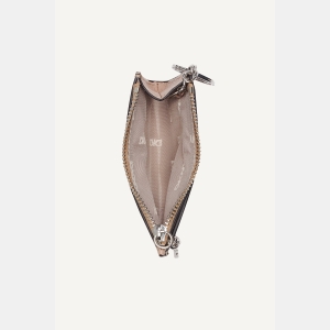 DKNY SARAH TOP ZIP CARD HOLDER - Cappuccino - Image 5