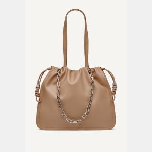 DKNY HALLE DRAWSTRING TOTE - Cappuccino