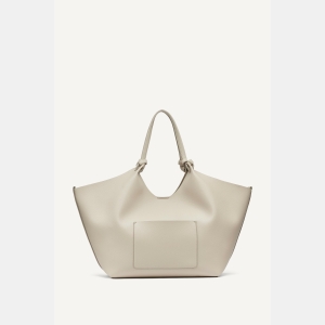 DKNY PAULA LARGE COMMUTER TOTE - LIGHT TAUPE - Image 6