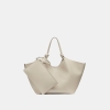 DKNY PAULA LARGE COMMUTER TOTE - LIGHT TAUPE