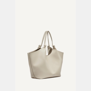 DKNY PAULA LARGE COMMUTER TOTE - LIGHT TAUPE - Image 5