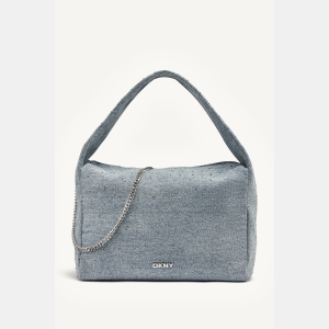 DKNY AGNES SHOULDER BAG - LIGHT DENIM