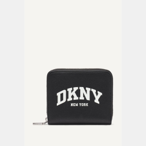 DKNY HADLEE SMALL ZIP AROUND WALLET - Black