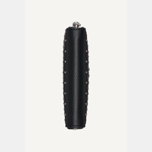 DKNY JENNY SMALL ZIP AROUND WALLET - Black - Image 5