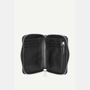 DKNY JENNY SMALL ZIP AROUND WALLET - Black - Image 6