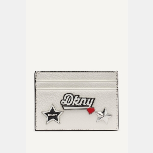 DKNY ETTA CARD CASE - White
