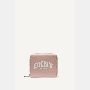 DKNY HADLEE SMALL ZIP AROUND WALLET - Pale Blush