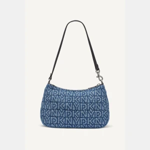 DKNY JENNY DENIM LOGO SHOULDER BAG - Image 4
