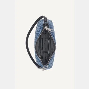 DKNY JENNY DENIM LOGO SHOULDER BAG - Image 5
