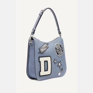 DKNY NESSA DENIM CROSSBODY BAG - Image 3
