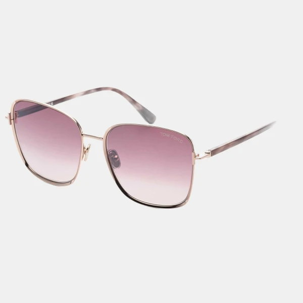 Tom Ford Women's Sunglasses FT1029-28Z-57 - Shiny Rose Gold Havana