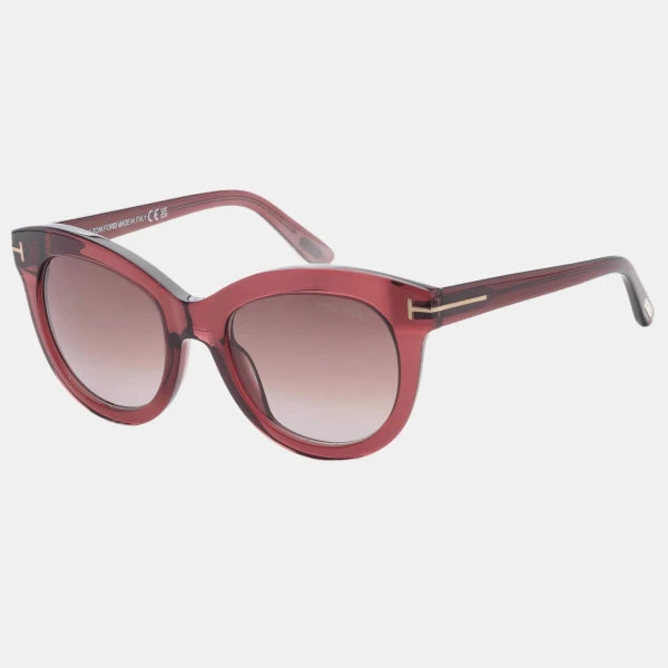 Tom Ford Women's Sunglasses FT1189-69T-53 - Shiny Bordeaux