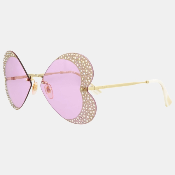 Gucci Special Edition Women's Gold Sunglasses