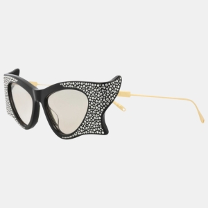 Gucci Women's Black Sunglasses - Black Gold