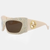 Gucci Women's Sunglasses GG1412S-30014422-002 - Ivory