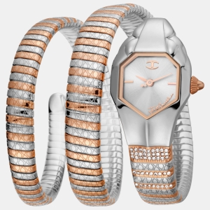 Just Cavalli Women's Watch JC1L112M0055 - Silver And Gold