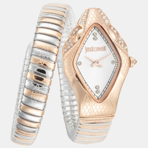 Just Cavalli Ferocious Women's Watch JC1L306M0075 - Silver And Rose Gold