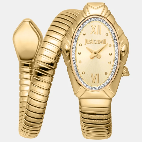 Just Cavalli Lirica Quartz Champagne Dial Women's Watch - Gold