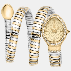 Just Cavalli Women's Watch JC1L372M0055 - Silver And Gold