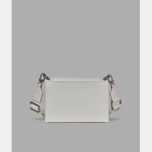 KARL LAGERFELD PARIS CAMILLE SHOULDER WITH OVERSIZED FASHION PINS - Winter White/Silver - Image 4