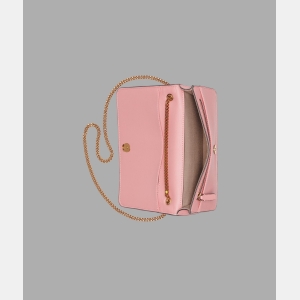 KARL LAGERFELD PARIS KOSETTE BOUCLE SHOULDER BAG - Sunkist Coral - Image 5
