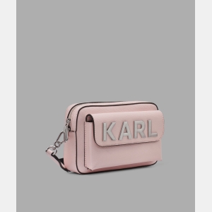 KARL LAGERFELD PARIS MAYBELLE CAMERA CROSSBODY - Lotus - Image 3
