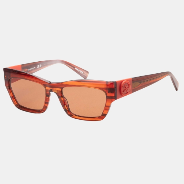 Longchamp Women's Sunglasses LO763S-607 - Striped Red