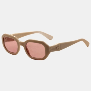 Longchamp Women's White Rectangular Sunglasses