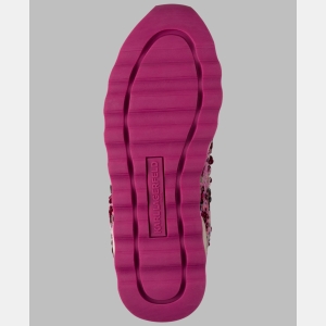 KARL LAGERFELD PARIS MEADE TWEED SEQUIN SNEAKER - Pink - Image 6