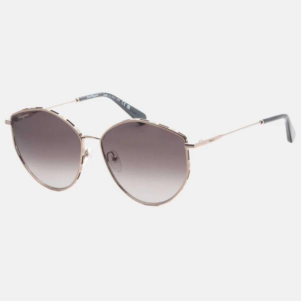 Ferragamo Women's Sunglasses SF264S-785 - Rose Gold Grey