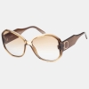 Ferragamo Women's Sunglasses SF942S-6117326 - Khaki Brown Gradient
