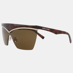 Saint Laurent Women's Brown Sunglasses - Havana