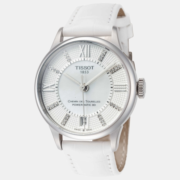 Tissot Chemin des Tourelles Women's Watch T0992071611600 - White